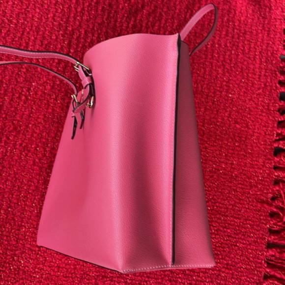 Coach Mollie Tote Gold/Strawberry Haze - Picture 14 of 16